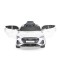 Masina Electrica Copii Audi White 12V 7Ah, 2 Motoare, 3-8 km/h, Telecomanda 2.4GHz, Bluetooth, Roti EVA