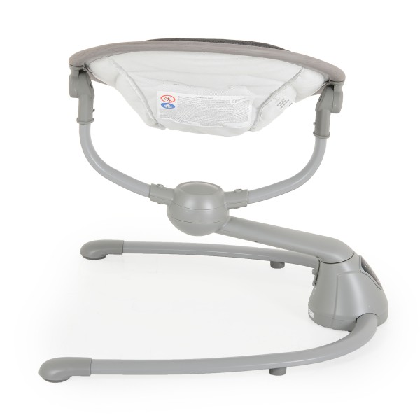 Leagan Electric Cloud Premium light grey cu Rotatie 360°, 5 Viteze, Detector Miscare, Telecomanda, 0-9 kg