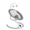 Leagan Electric Cloud Premium pink cu Rotatie 360°, 5 Viteze, Detector Miscare, Telecomanda, 0-9 kg