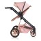 Cărucior 2 în 1 Midas Pink pentru Nou-Născuți – Landou Transformabil în Modul Sport, Cadru Ușor din Aluminiu, Reversibil, 0-15 kg