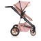 Cărucior 2 în 1 Midas Pink pentru Nou-Născuți – Landou Transformabil în Modul Sport, Cadru Ușor din Aluminiu, Reversibil, 0-15 kg