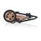 Cărucior 2 în 1 Midas Pink pentru Nou-Născuți – Landou Transformabil în Modul Sport, Cadru Ușor din Aluminiu, Reversibil, 0-15 kg
