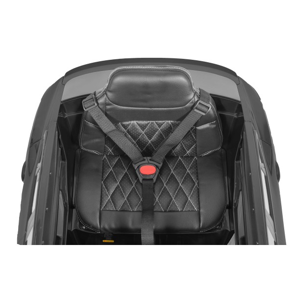 Masina Electrica Copii Audi Black 12V 7Ah, 2 Motoare, 3-8 km/h, Telecomanda 2.4GHz, Bluetooth, Roti EVA