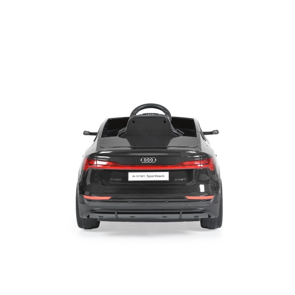 Masina Electrica Copii Audi Black 12V 7Ah, 2 Motoare, 3-8 km/h, Telecomanda 2.4GHz, Bluetooth, Roti EVA