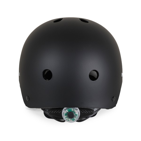 Cască pentru copii și adolescenți Byox Y09 black Marimea M cu 11 orificii de ventilație și lumină LED – Protecție sigură pentru bicicletă, role și skateboard (54–58 cm)