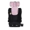 Scaun auto copii Moni Rock Pink i-Size 76–150 cm – centură 5 puncte, protecție laterală SIP, tetieră reglabilă și confort sporit în călătorii