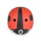 Cască copii Byox Ladybug reglabilă 48–54 cm cu lumină LED – protecție EPP+ABS, 11 orificii de ventilație, ideală pentru bicicletă, role și skate