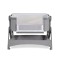 Pătuț bebeluși Co-Sleeper Cangaroo Cozy Grey – 5 poziții reglabile, barieră rabatabilă, funcție antireflux și coș de depozitare