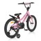 Bicicleta fetite cu roti ajutatoare Byox Special Roz 20 inch, varsta 6-9 ani, accesorii incluse