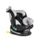 Scaun auto 0-36 kg cu isofix Moni Serengeti Gri, sezut rotativ 360° si pozitie de somn