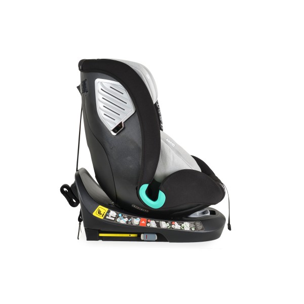 Scaun auto 0-36 kg cu isofix Moni Serengeti Gri, sezut rotativ 360° si pozitie de somn