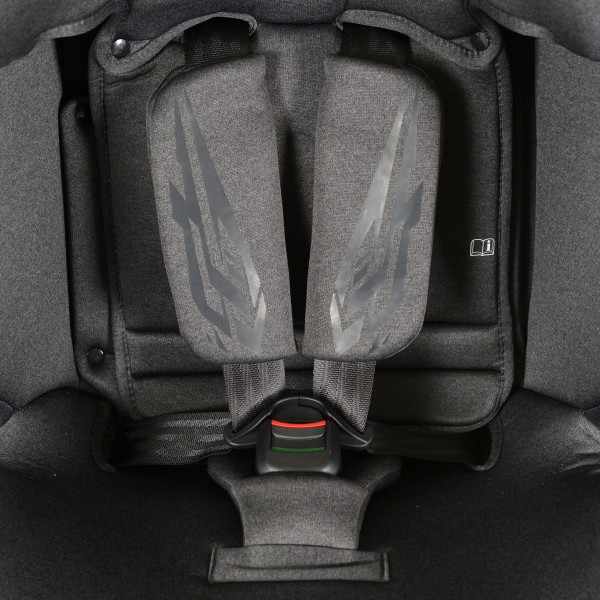 Scaun auto copii cu Isofix rotativ 360 grade Cangaroo Draco Gri I-size, pozitie de somn, 40-150 cm