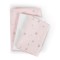 Set lenjerie patut din 3 piese, Hugzzz Pink Stars, dimensiune 120/60 cm, bumbac 100 %