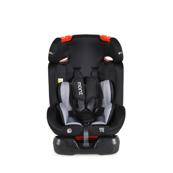 Scaun auto cu Isofix Moni Dragon Negru, grupa 0 - 36 Kg, spatar reglabil, tapiterie detasabila si lavabila