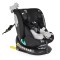 Scaun auto 0-36 kg cu isofix Moni Serengeti Negru, sezut rotativ 360° si pozitie de somn, varsta recomandata 0 - 12 ani