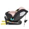 Scaun auto 0-36 kg cu isofix Moni Serengeti Roz, sezut rotativ 360° si pozitie de somn, varsta recomandata 0 - 12 ani