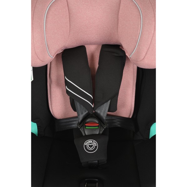 Scaun Auto cu Isofix 0-36 Kg Cangaroo Quill I-size Roz, Pozitie de Somn, Omologat ECE R129/03, Varsta recomandata 0-12 Ani, Protectie la impact lateral