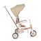 Tricicletă Pliabila 4 în 1 Byox Compacto Beige pentru Copii 12-36 Luni, Scaun Rotativ, Control Parental și Bicicleta de Echilibru