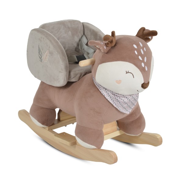 Leagăn de pluș muzical pentru copii Moni Toys Daphne – confortabil și sigur, 12 luni+, până la 30 kg 