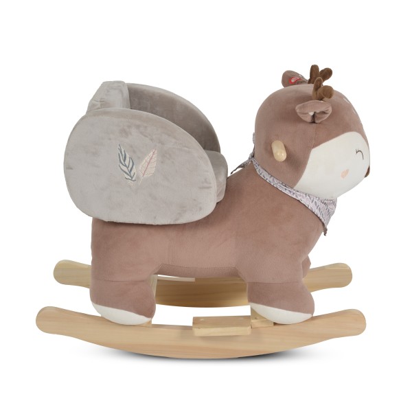Leagăn de pluș muzical pentru copii Moni Toys Daphne – confortabil și sigur, 12 luni+, până la 30 kg