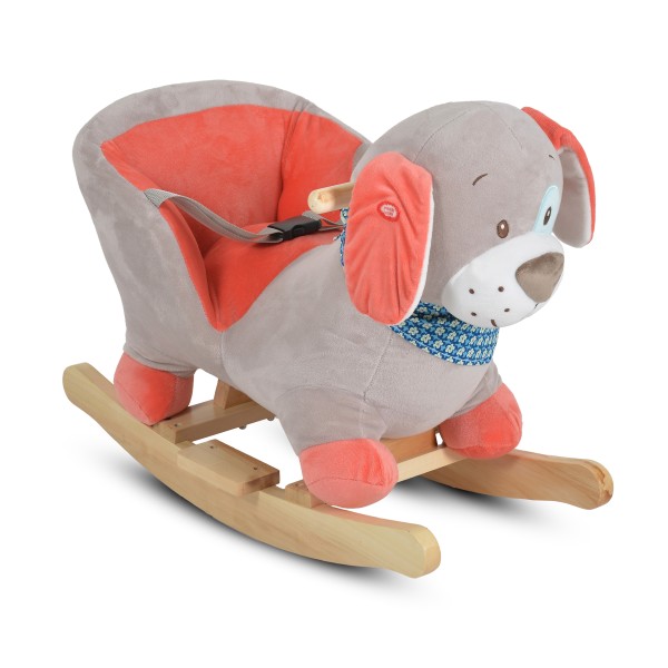 Leagăn de pluș muzical pentru copii Moni Toys Ollie – 12 luni+, până la 30 kg, moale și confortabil