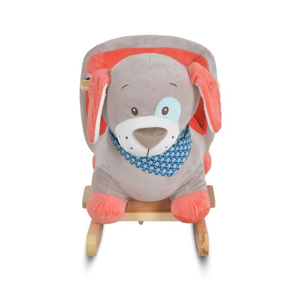 Leagăn de pluș muzical pentru copii Moni Toys Ollie – 12 luni+, până la 30 kg, moale și confortabil