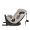 Scaun auto rotativ 360° Cangaroo GTS Sandstone – 0-12 ani (40-150 cm), ISOFIX & Top Tether, protecție laterală SPS, tetieră reglabilă și confort premium Eco Fabric
