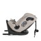 Scaun auto rotativ 360° Cangaroo GTS Sandstone – 0-12 ani (40-150 cm), ISOFIX & Top Tether, protecție laterală SPS, tetieră reglabilă și confort premium Eco Fabric