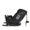 Scaun auto rotativ 360° Cangaroo GTS Black – 0-12 ani (40-150 cm), ISOFIX & Top Tether, protecție laterală SPS, tetieră reglabilă și confort premium Eco Fabric