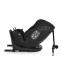 Scaun auto rotativ 360° Cangaroo GTS Black – 0-12 ani (40-150 cm), ISOFIX & Top Tether, protecție laterală SPS, tetieră reglabilă și confort premium Eco Fabric
