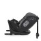 Scaun auto rotativ 360° Cangaroo GTS Grey – 0-12 ani (40-150 cm), ISOFIX & Top Tether, protecție laterală SPS, tetieră reglabilă și confort premium Eco Fabric