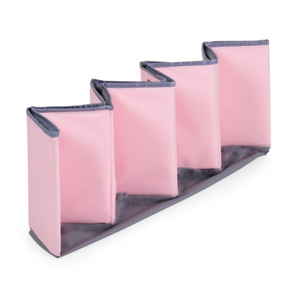 Piscină pliabilă pentru copii Moni Toys Melo Pink, cu 90 bile colorate și geantă de depozitare, 12 luni+