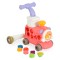 Trenuleț educativ 3 în 1 Moni Toys Pink – cu abur, muzică, sortator de forme și panou interactiv, 6 luni+