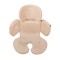 Scaun auto rotativ 360° Moni Strike Sand Beige cu ISOFIX și picior de sprijin, R129 i-Size, 0-12 ani (40-150 cm) – Protecție completă și confort premium