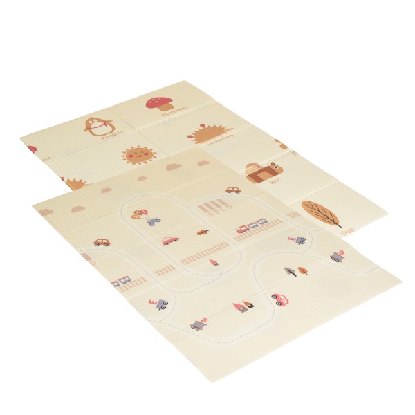 Saltea de joacă pliabilă Moni Toys Holiday – XPE, termoizolantă și antiderapantă, 180x120 cm