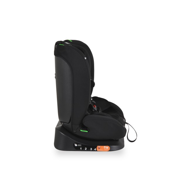 Scaun Auto i-Size  Moni Competition 0-12 ani (40-150 cm) –  fara Isofix, Pozitie somn, 5 Puncte, Protecție Laterală SIP Midnight black