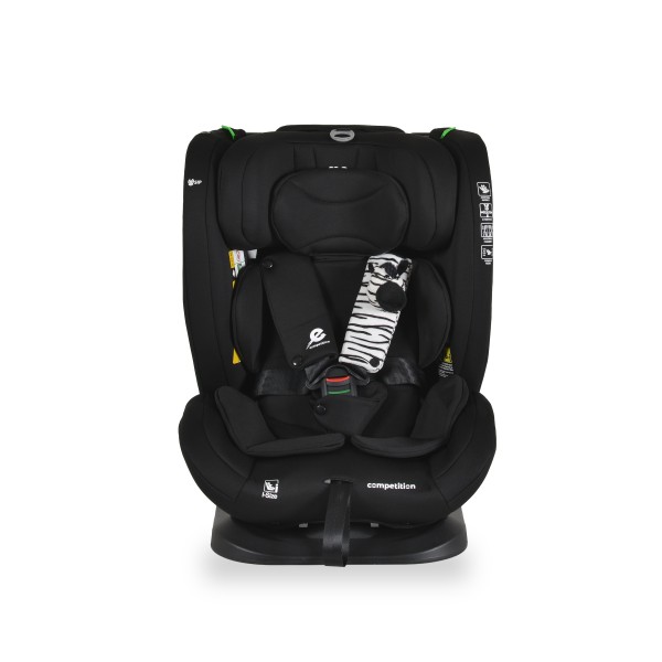 Scaun Auto i-Size  Moni Competition 0-12 ani (40-150 cm) –  fara Isofix, Pozitie somn, 5 Puncte, Protecție Laterală SIP Midnight black