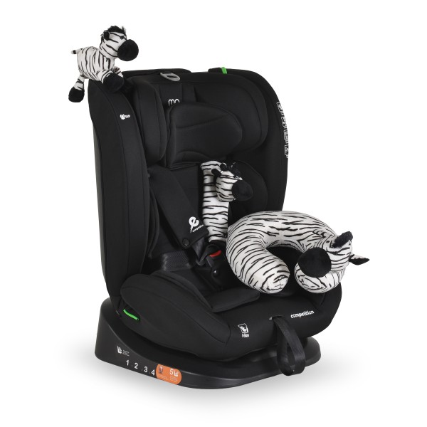 Scaun Auto i-Size  Moni Competition 0-12 ani (40-150 cm) –  fara Isofix, Pozitie somn, 5 Puncte, Protecție Laterală SIP Midnight black