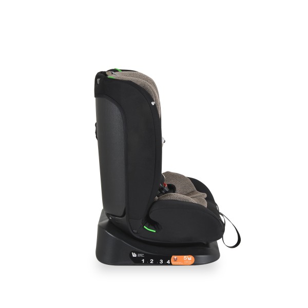 Scaun Auto i-Size Moni Competition 0-12 ani (40-150 cm) – fara Isofix, Pozitie somn, 5 Puncte, Protecție Laterală SIP Cool beige