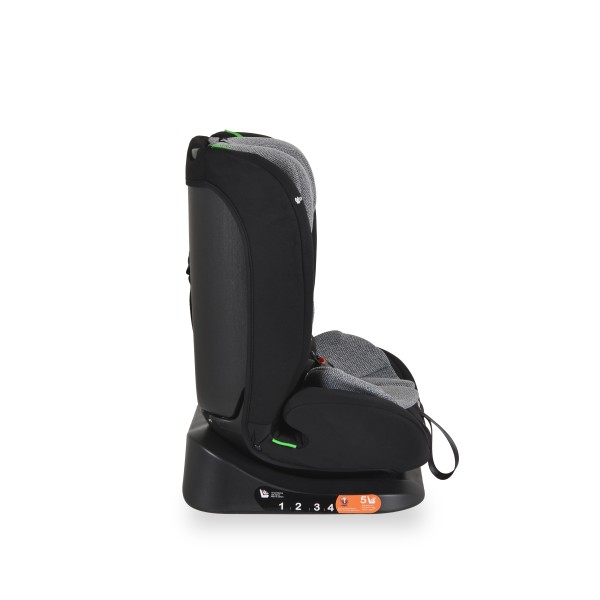 Scaun Auto i-Size Moni Competition 0-12 ani (40-150 cm) – fara Isofix, Pozitie somn, 5 Puncte, Protecție Laterală SIP Space gray