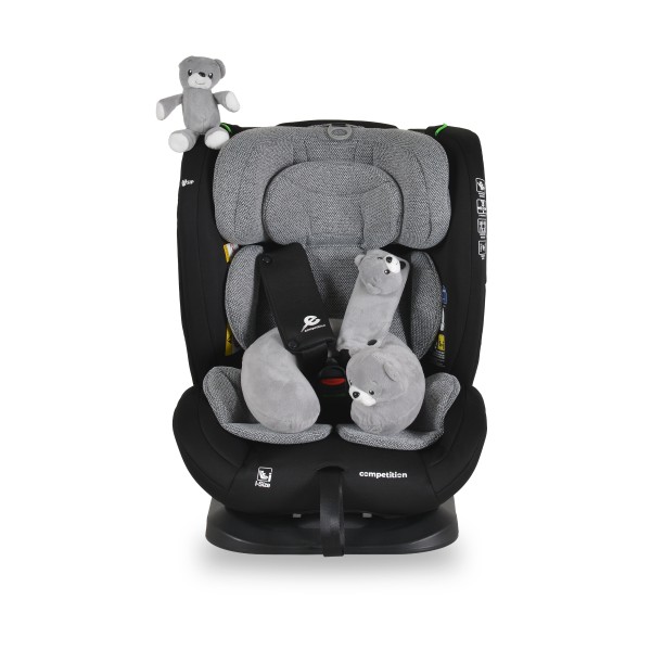 Scaun Auto i-Size Moni Competition 0-12 ani (40-150 cm) – fara Isofix, Pozitie somn, 5 Puncte, Protecție Laterală SIP Space gray