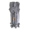Țarc de joacă hexagonal pliabil Cangaroo Playbox Grey cu laterale din plasă și bază termoizolantă – pentru copii 6 luni+ până la 15 kg
