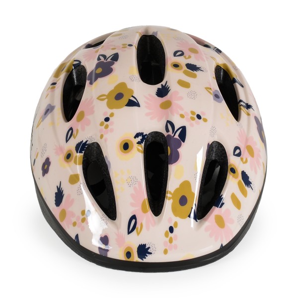 Cască pentru copii Byox Y03 White cu lumină LED și ventilație – Mărime reglabilă (48–54 cm), ușoară și sigură pentru bicicletă, trotinetă sau role