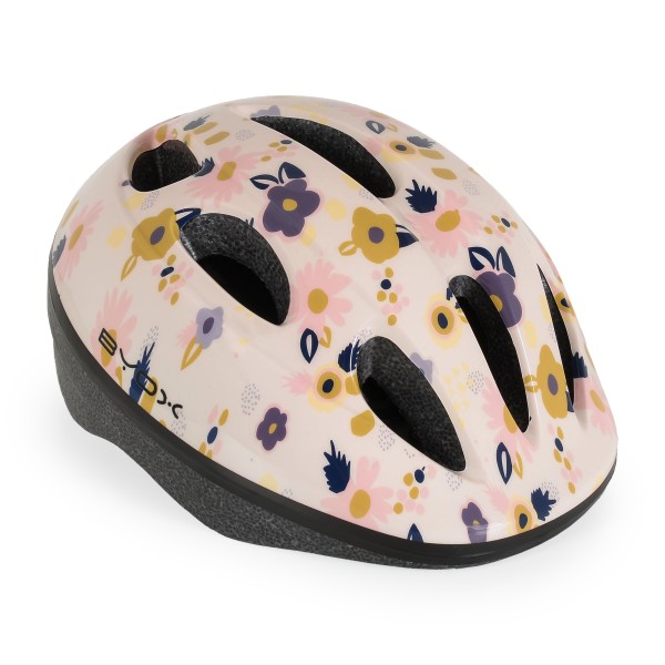 Cască pentru copii Byox Y03 White cu lumină LED și ventilație – Mărime reglabilă (48–54 cm), ușoară și sigură pentru bicicletă, trotinetă sau role