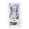 Păpușă realistă bebeluș 41 cm cu accesorii – jucărie interactivă pentru copii 3+ ani, Moni Toys Blue 8530