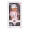 Păpușă bebeluș 41 cm cu suzetă și hăinuțe – jucărie interactivă pentru copii 3+ ani, Moni Toys 6903