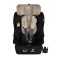 Scaun auto i-Size cu ISOFIX Moni Security Cool Beige 76–150 cm – Top Tether, centură 5 puncte și tetieră reglabilă