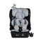 Scaun auto i-Size cu ISOFIX Moni Security Space Gray 76–150 cm – Top Tether, centură 5 puncte și tetieră reglabilă