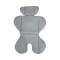 Scaun auto i-Size cu ISOFIX Moni Security Space Gray 76–150 cm – Top Tether, centură 5 puncte și tetieră reglabilă