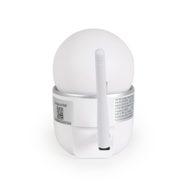 Cameră video bebeluși Wi-Fi 3MP Cangaroo Hype – rotație 360°, vedere nocturnă, audio bidirecțional